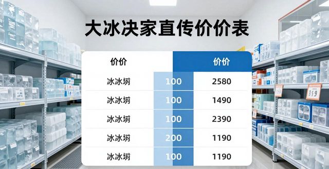 大冰块批发厂家怎么选？芜湖直供渠道靠谱吗