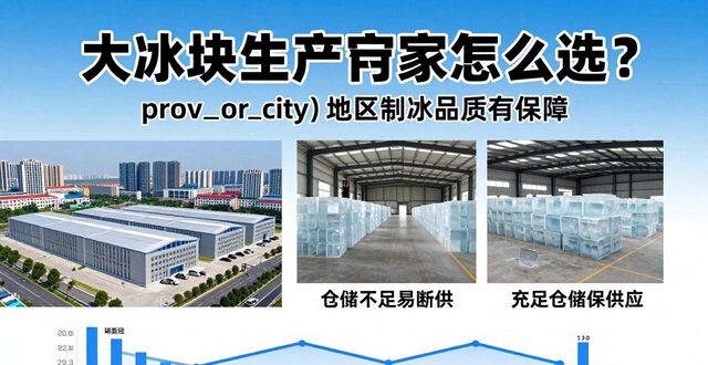 大冰块生产厂家怎么选？芜湖地区制冰品质有保障