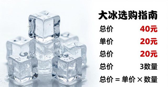 大冰块价格到底怎么算？芜湖冰块选购指南
